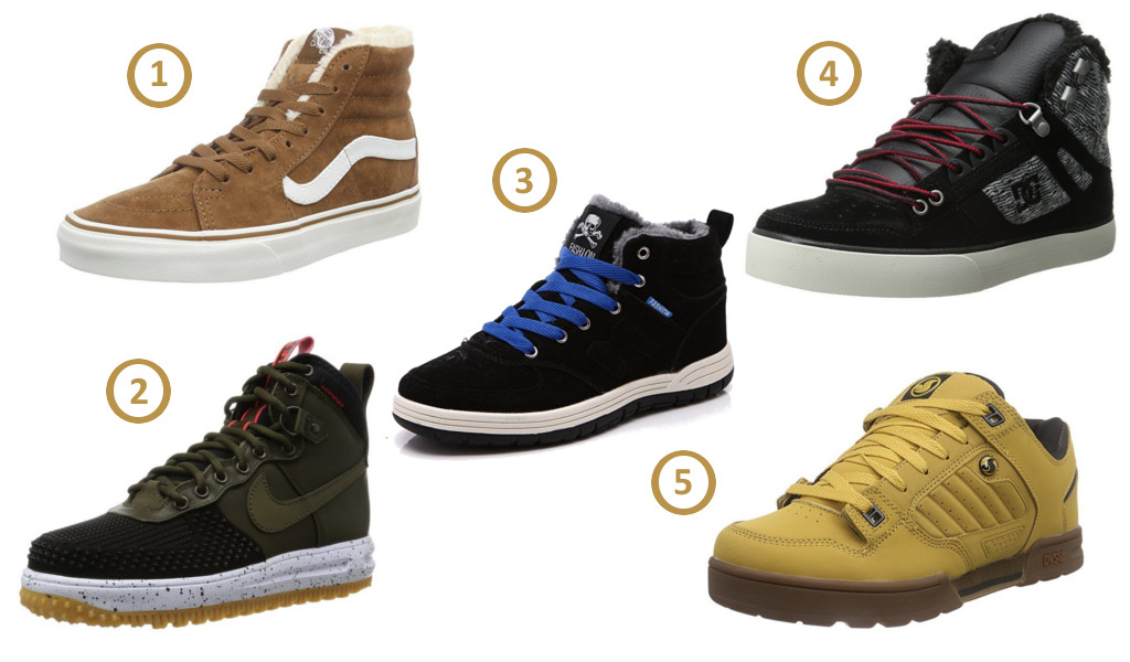best sneakers for winter